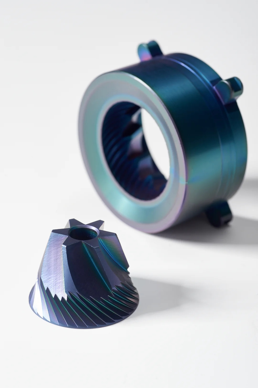 Hypernova Iridescent Burr Set for VS3 Grinder - Titanium Coated - Image 2