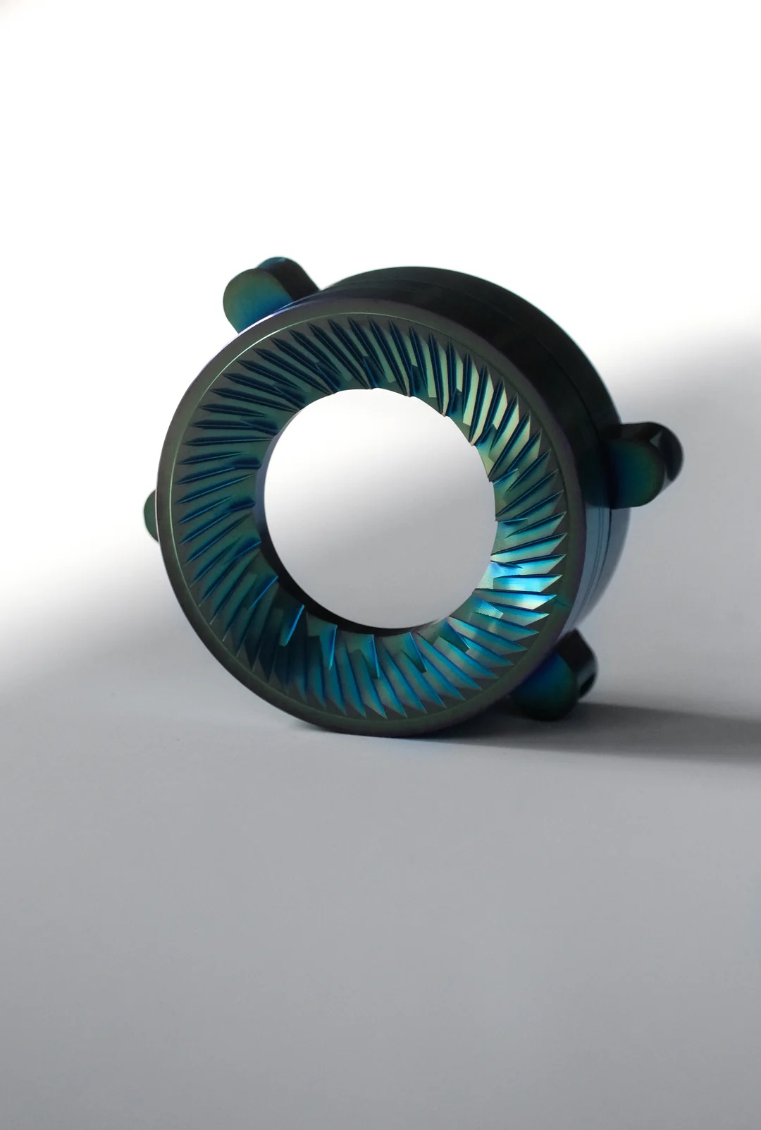 Hypernova Iridescent Titanium Coated 58mm Flat Burrs for VS6 Grinder - Image 4